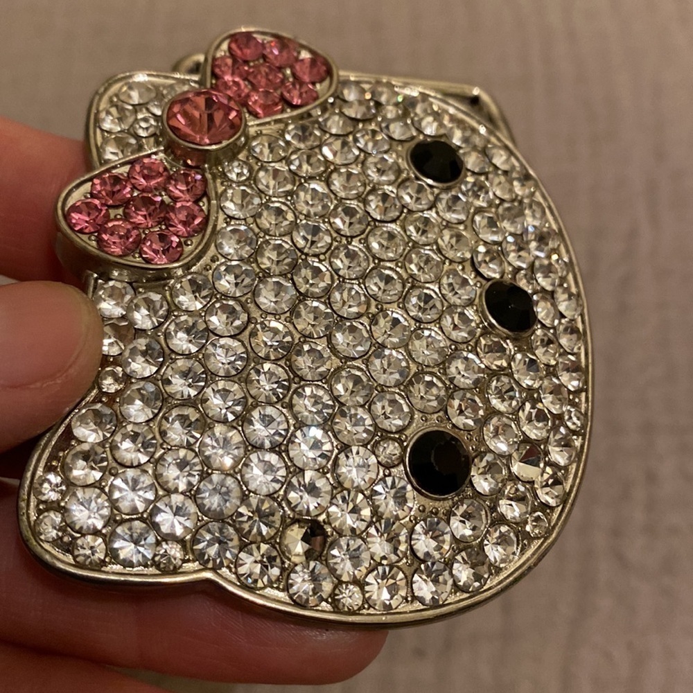 Hello Kitty Rhinestone BELT BUCKLE. - Picture 7 of 8